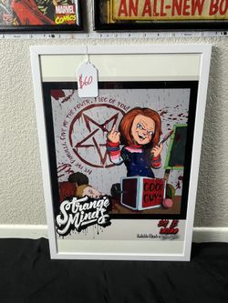 Strange Minds Limited Edition #/100 Chucky 13x19 Poster
