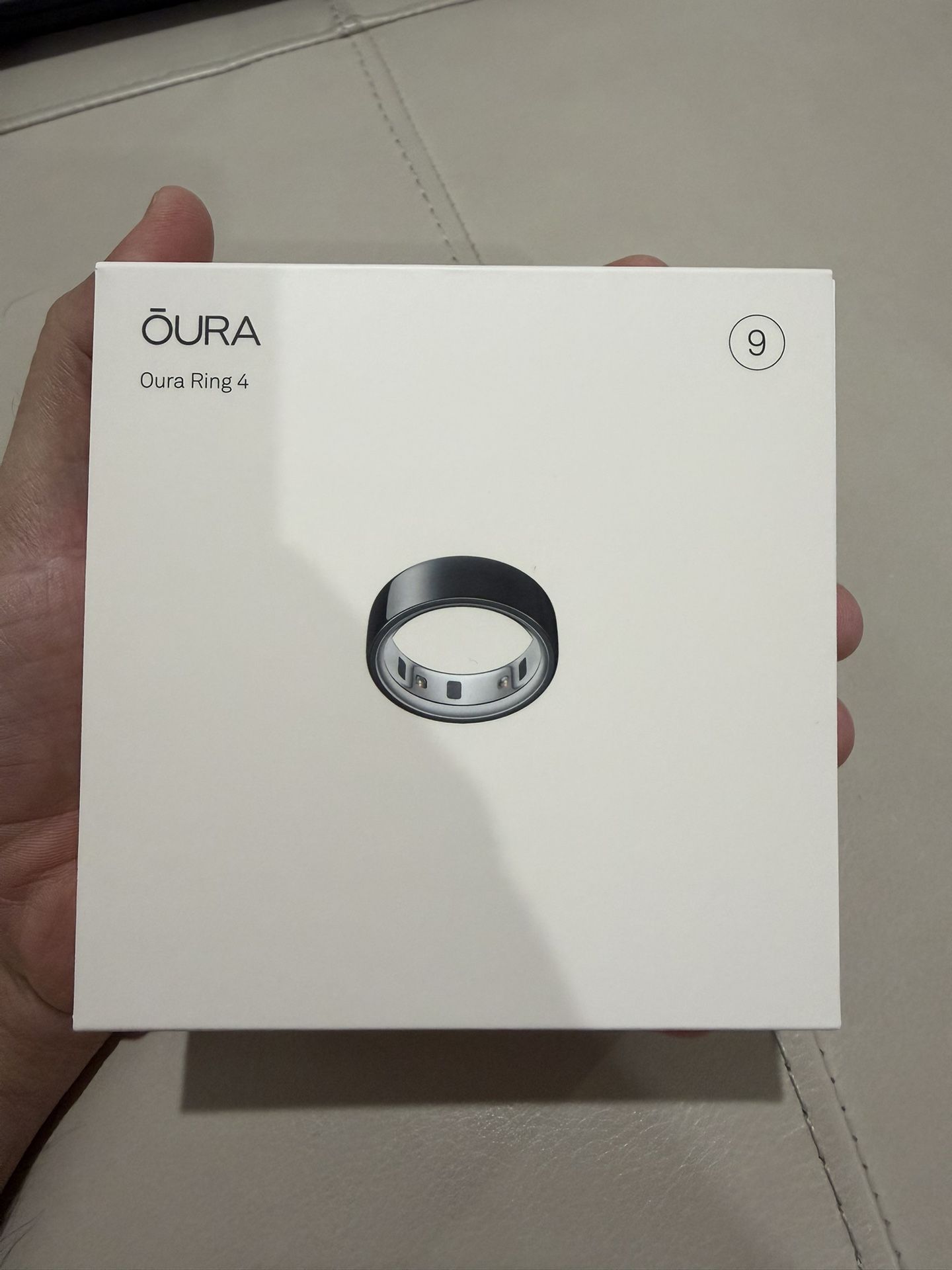 Oura Ring 4 Size 9 - Black Colour