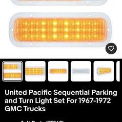 1(contact info removed) GMC Front Turn Signal Clear Lens/Amber light Sequential 