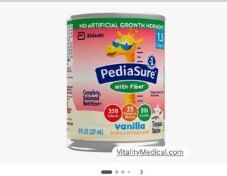 Pediasure 1.5 fiber vanilla