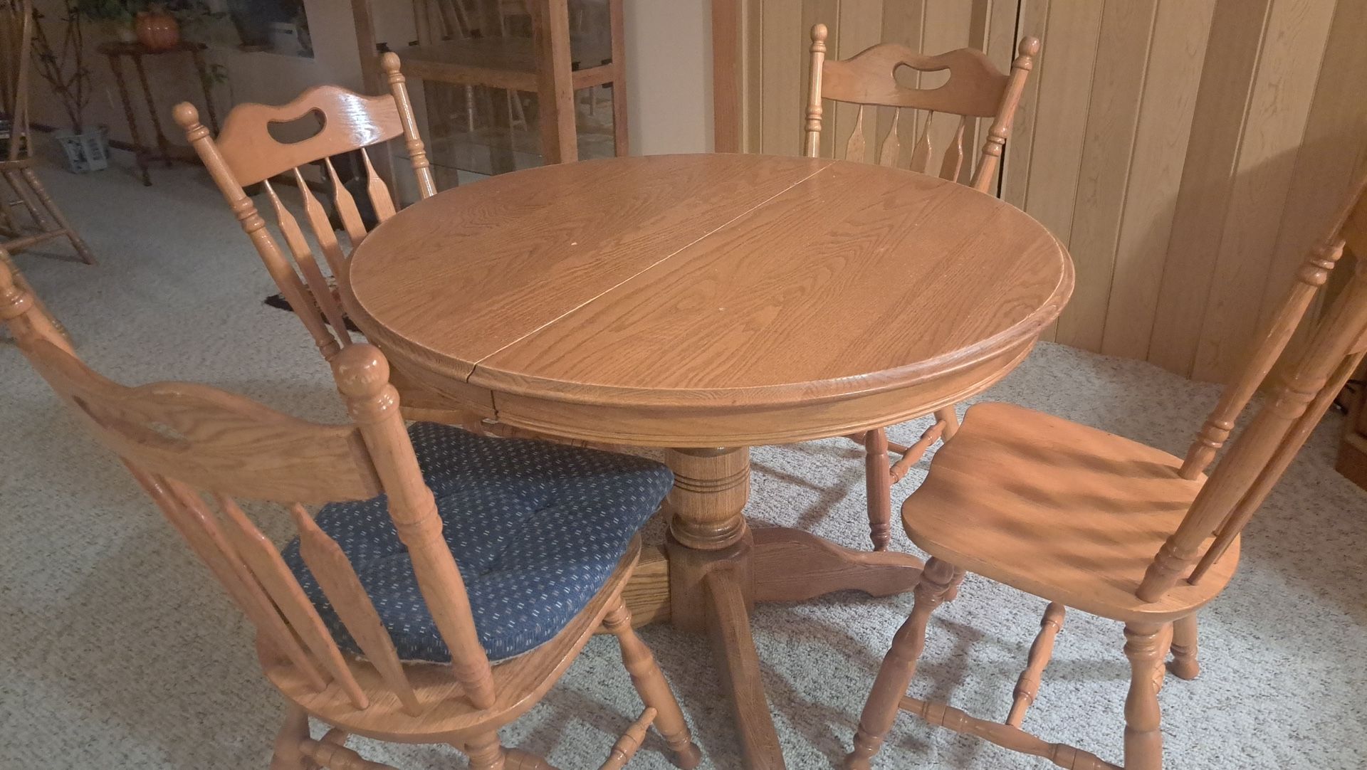 Kitchen table with four chairs