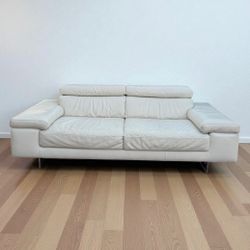 LEATHER COUCH SOFA 