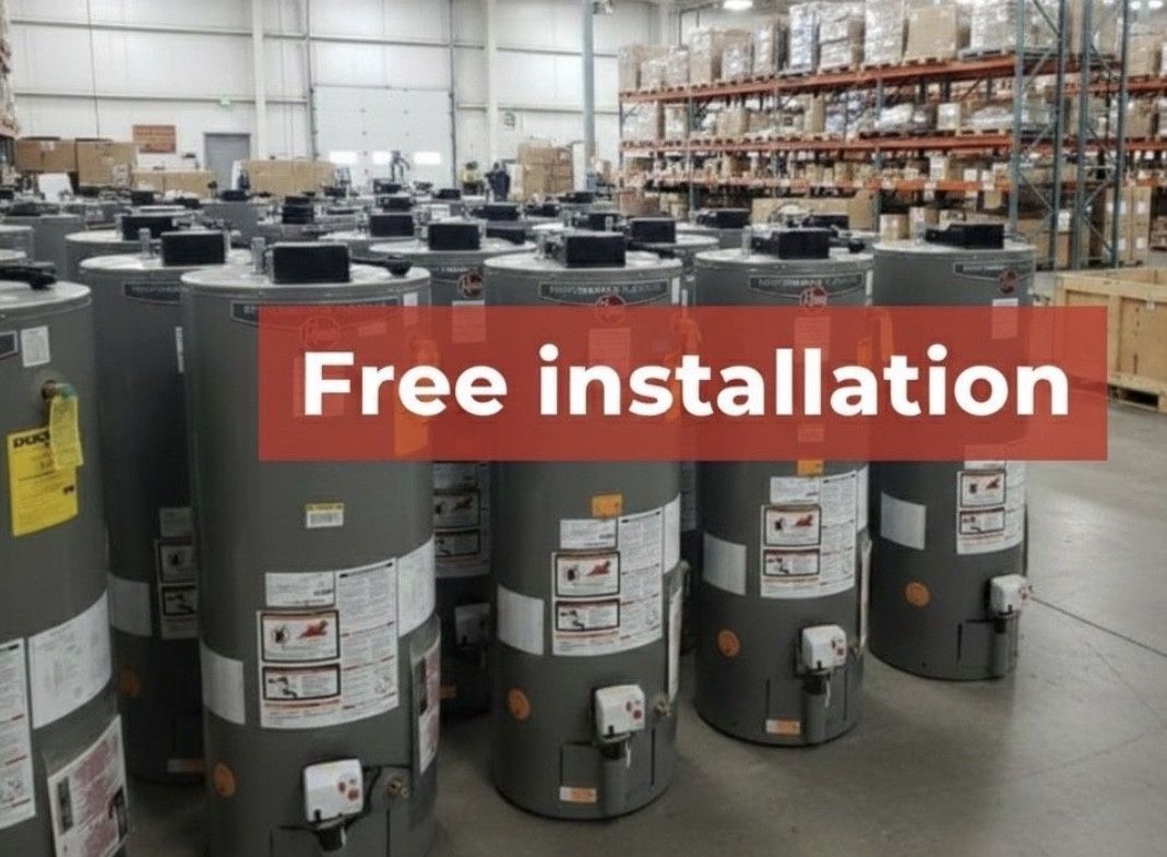 Free Installation and Delivery Rheem Water Heater