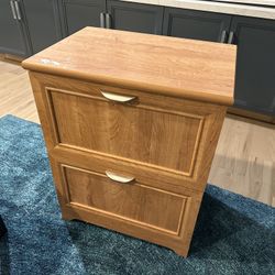 Wood File Cabinet