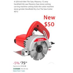 New wet tile saw $50  pick up east Palmdale Cash only pick up only  All items sold as is no returns we will open and check everything out before bough