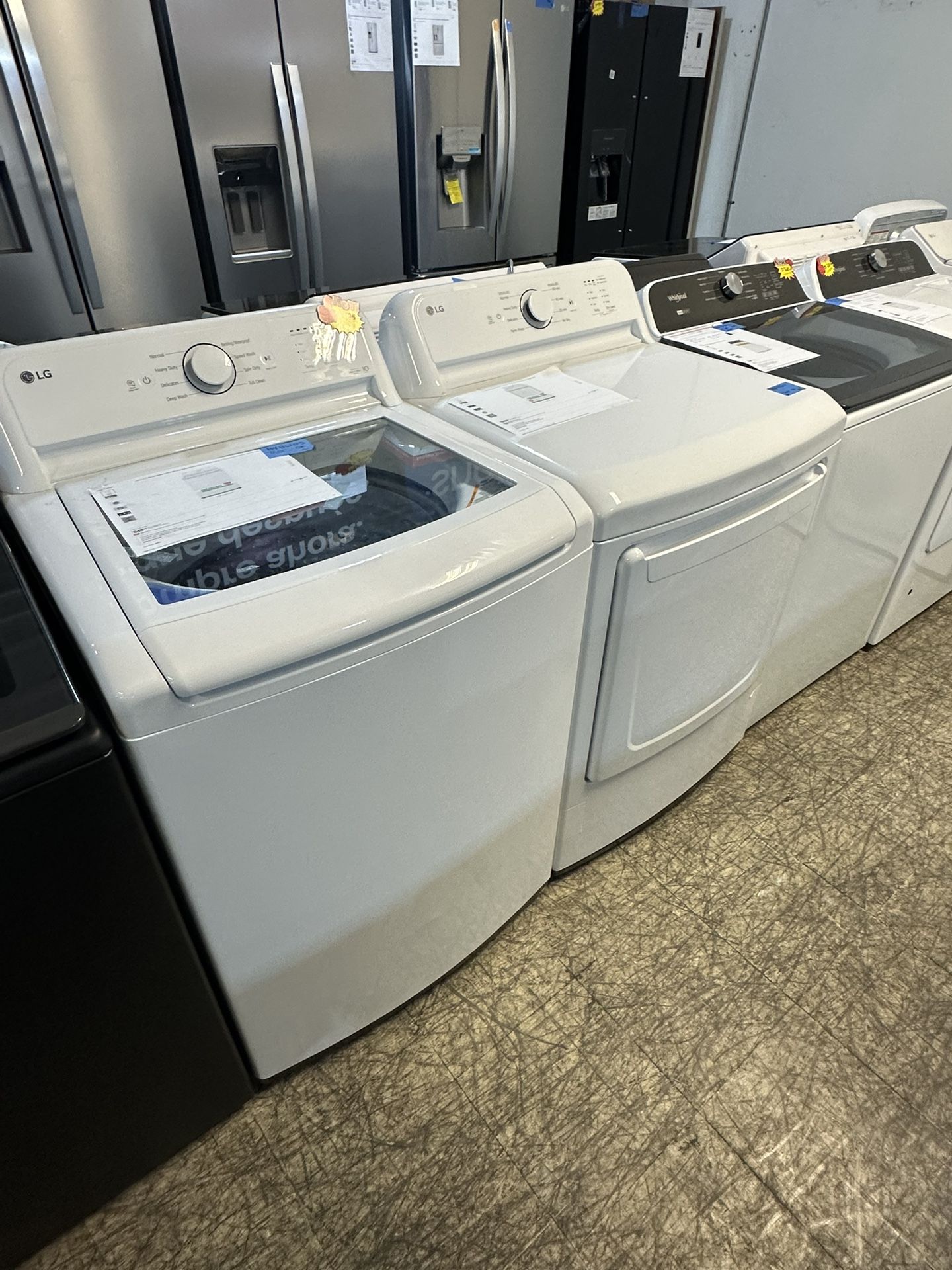 LG Washer And Dryer Gas Set 