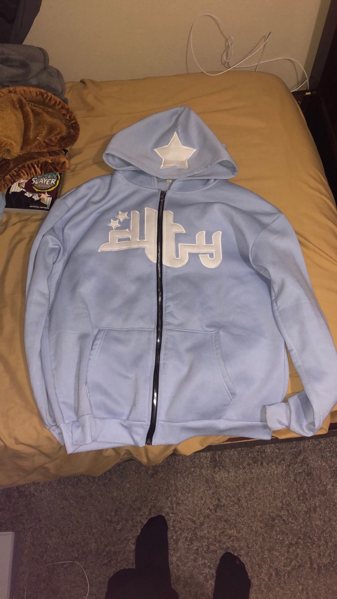Arab Star Hoodie Blue