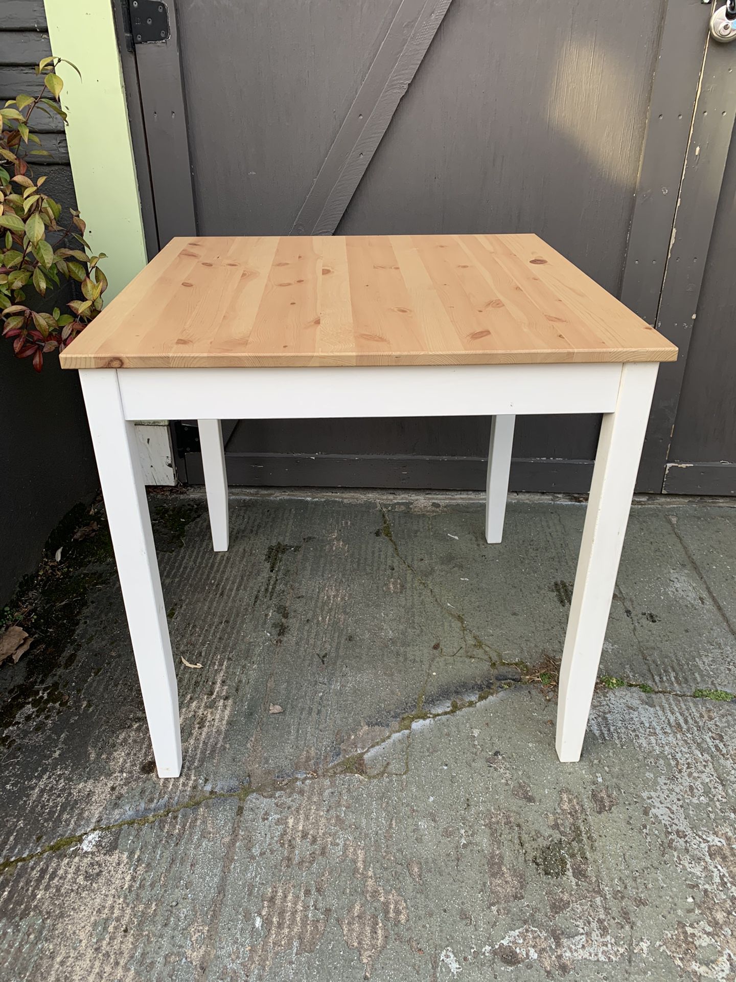 Ikea solid pine dining table