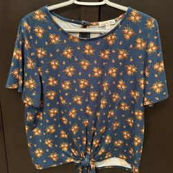 Nine Britton Maybelle Tie Front Knit Top 