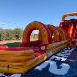 20x50 Water Slide With Slip And Slide 