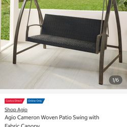 Agio Cameron Woven Patio Swing