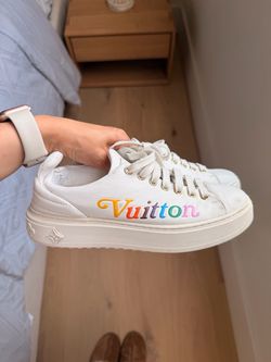 Authentic Louis Vuitton Time Out Rainbow Sneakers - Women's