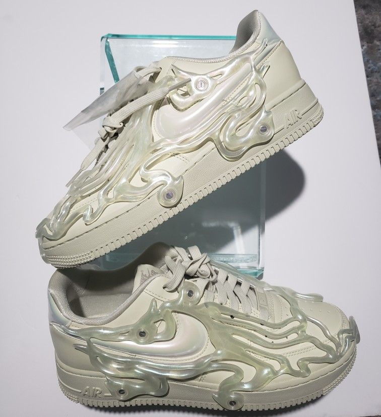 Rare Nike WMNS Air Force Low '07 LX Sea Glass FZ2602 001 Women's