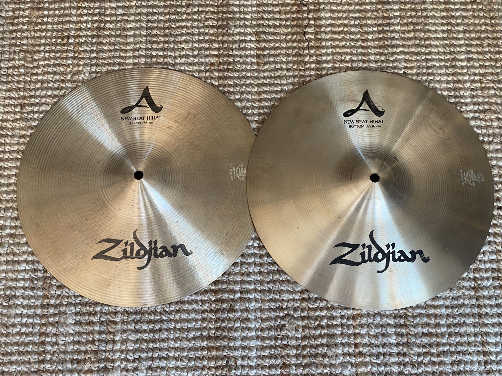 Zildjian 14'' A Zildjian New Beat Hi Hat Cymbals (Pair