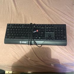 Msi Keyboard with adjustable hight/angle 