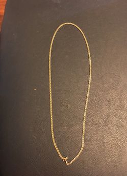Necklace gold plated 14k