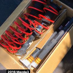 2016 Mazda3 Lowering Springs And Shocks/Struts