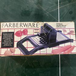 Farberware Deluxe Non-Stick Multi Slicer. Stainless steel