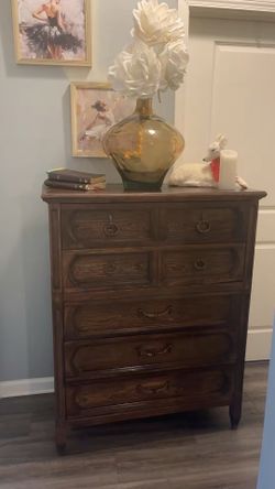 Modern Vintage 8 Drawer Dresser Refinished
