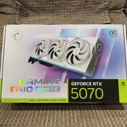 MSI RTX 5070 Gaming X Trio White