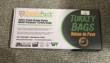 Multi-Purpose Turkey Bags 100% Food Grade Nylon Bags by GardaPack