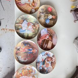 ✅ Vintage Children Collector Plates – Set of 8 – Beautiful Artwork