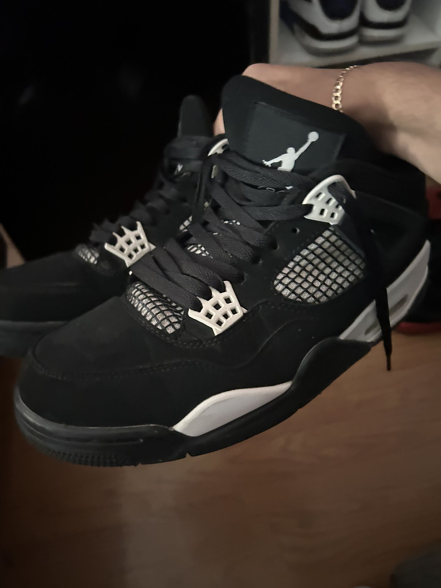 Jordan 4 White Thunder (read Description)