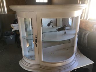 Shabby chic display for sale small hutch 3 by 3