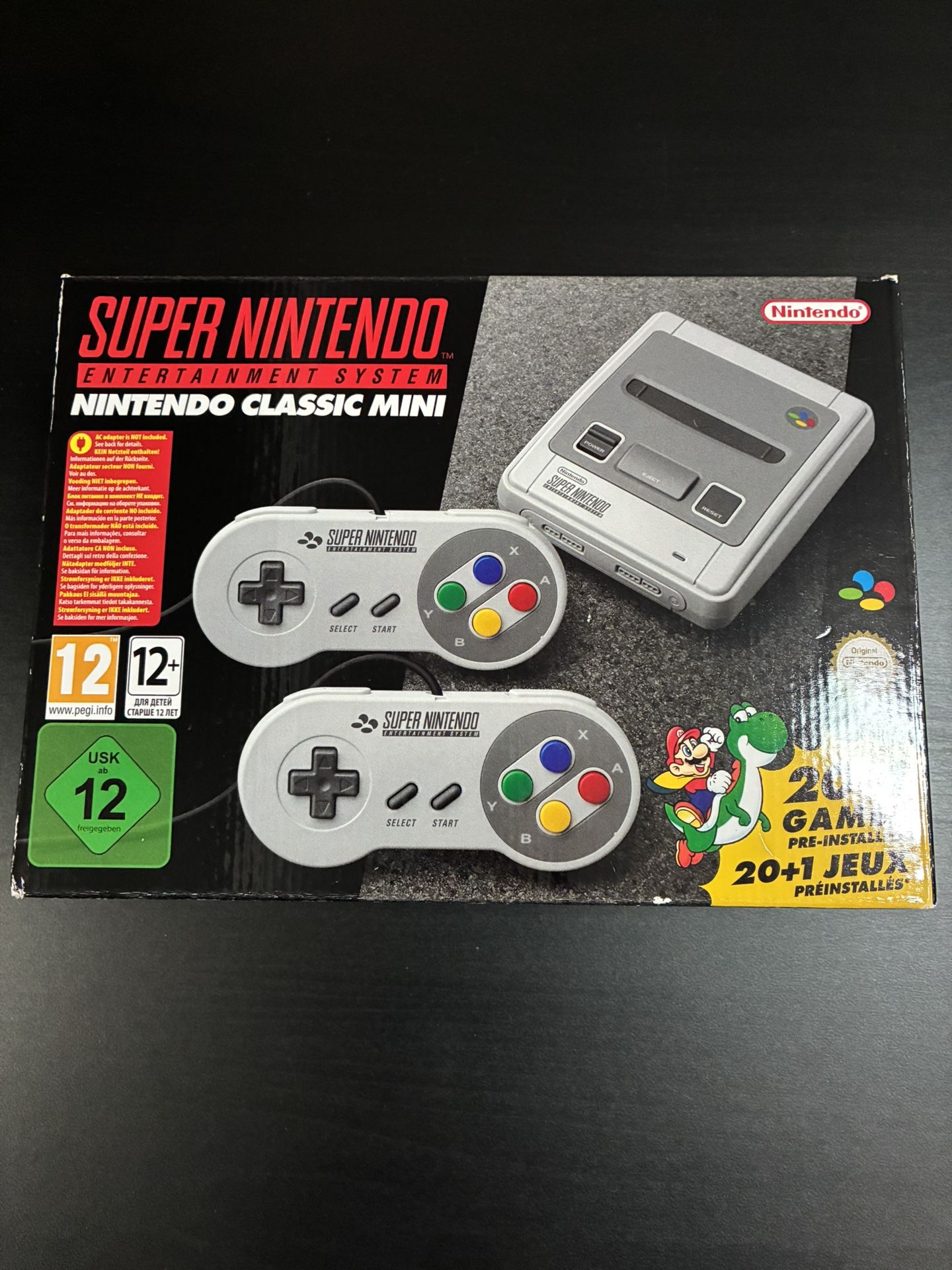 Super Nintendo Classic Mini PAL Open Box