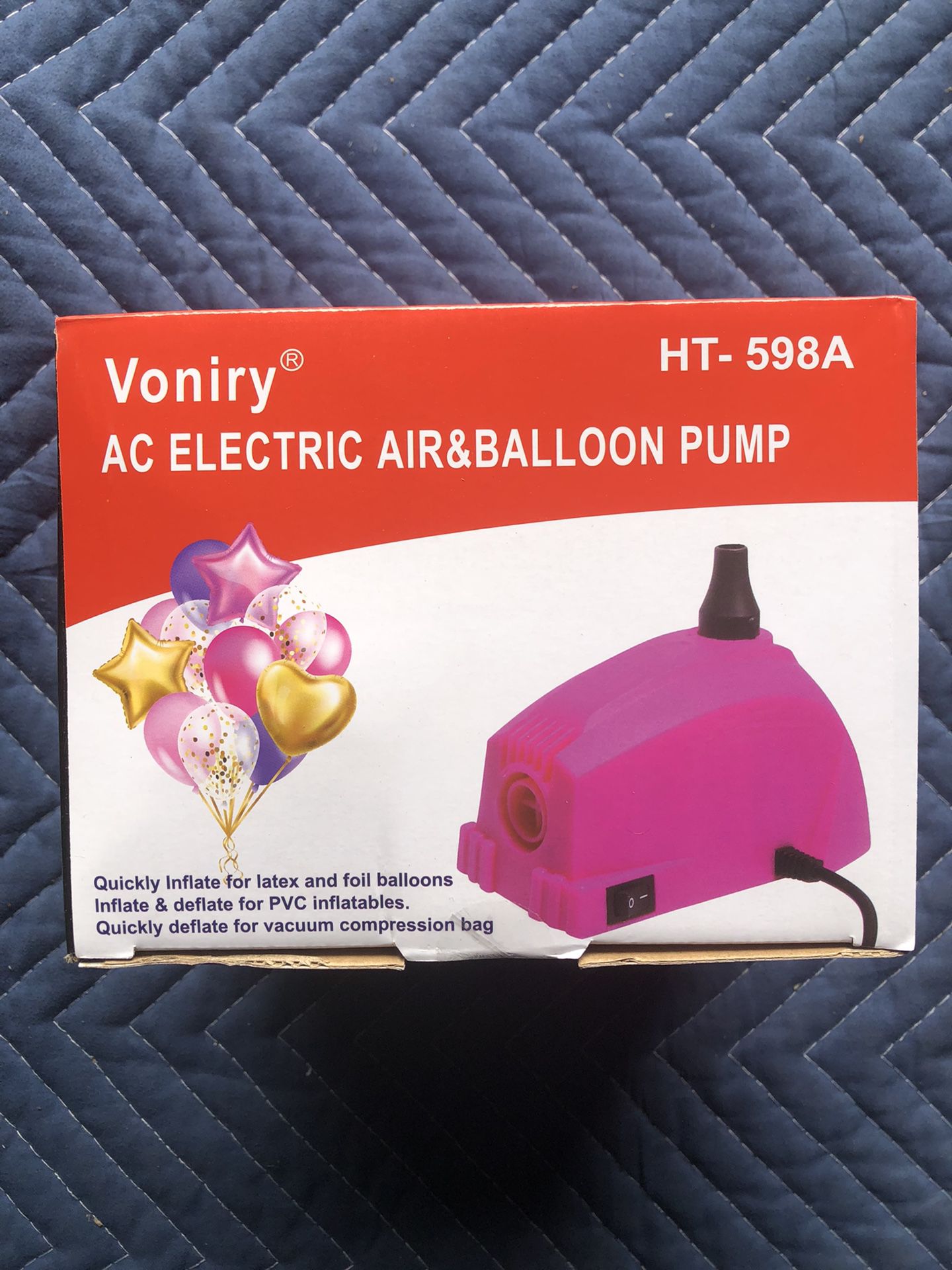 Balloon Pump Multifunction Portable Balloon Inflator Air Blower for Party/Wedding/Business Celebration Deco