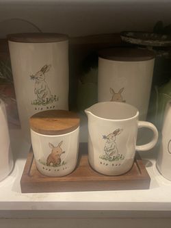 Rae Dunn Bunny Bundle Canister Cream Sugar
