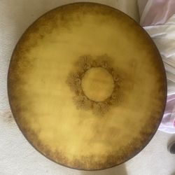 MCM Italian Gold Leaf Coffee Table 