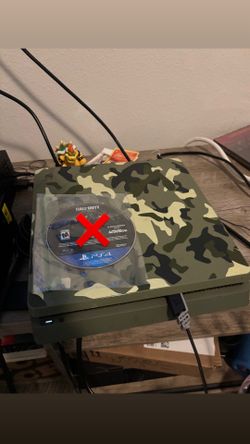 PS4 slim 1tb WWll edition camo (all games sold) (feel free to send offers)
