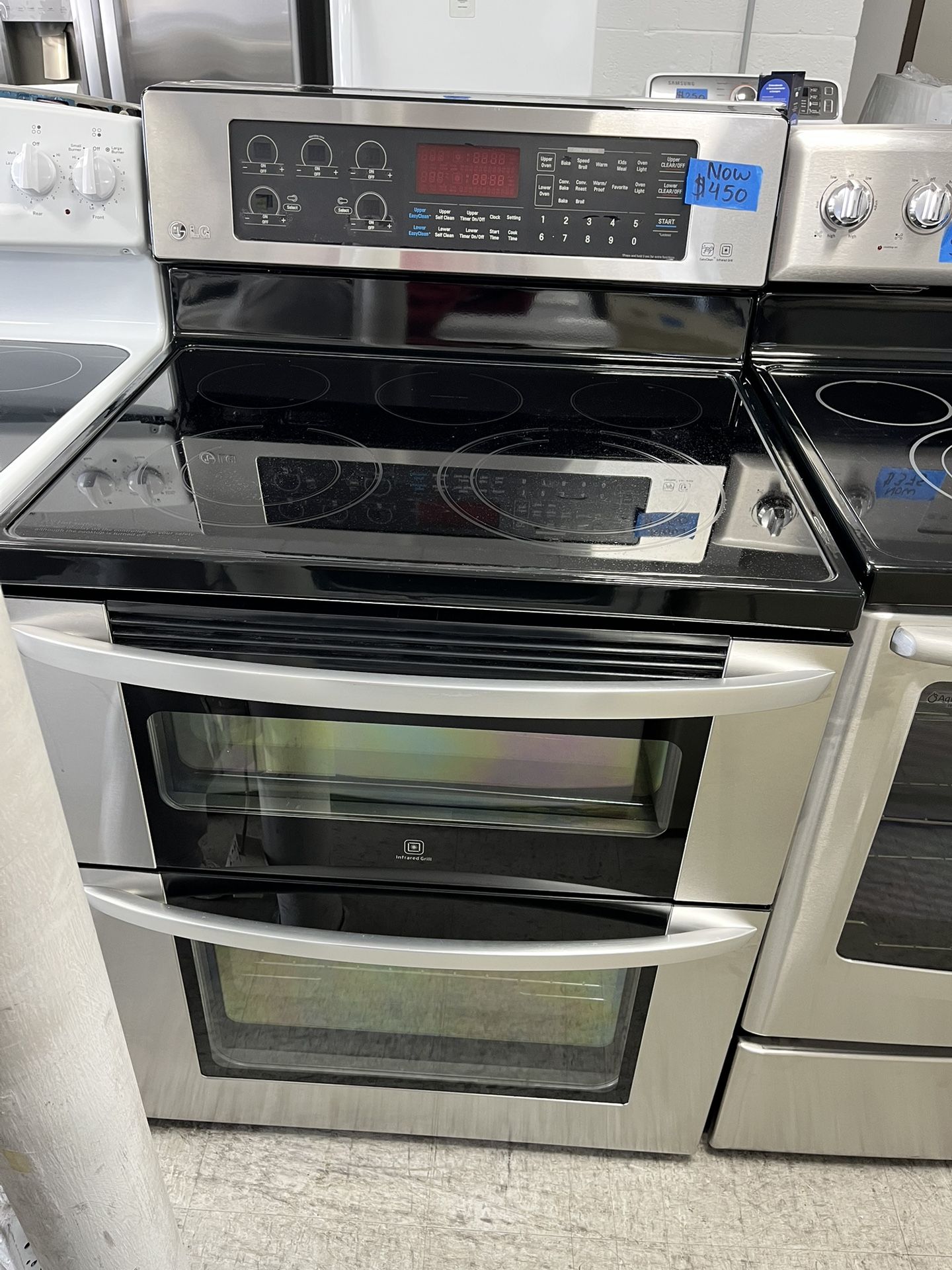 LG 30inch. Double-Oven Electric Range
