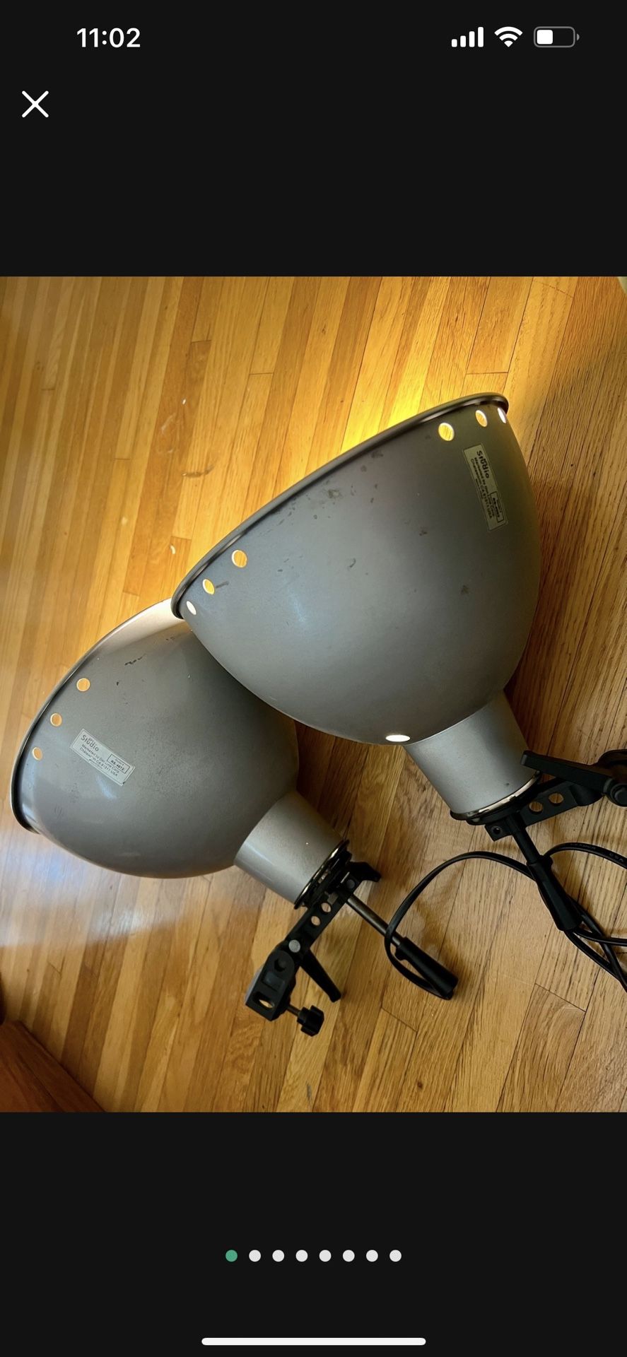 Set Of 2 Photography Equipment Flood Lights Video Stage Product Lighting