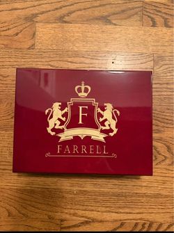 Custom Engraved “Farrell” Cigar Humidor and Hygrometer Box