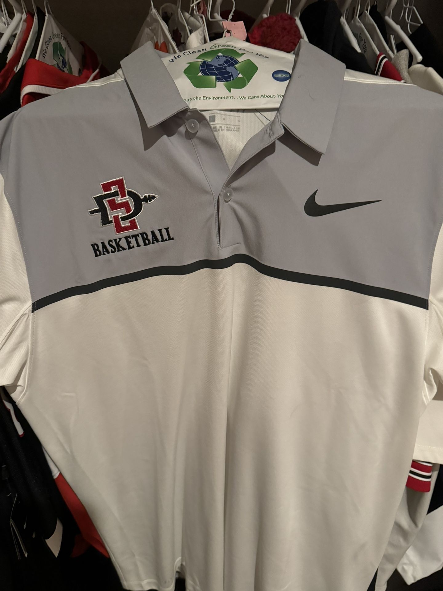 Nike SDSU Aztecs Basketball Player Exclusive Golf Shirt
