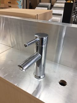 Single whole bathroom faucet