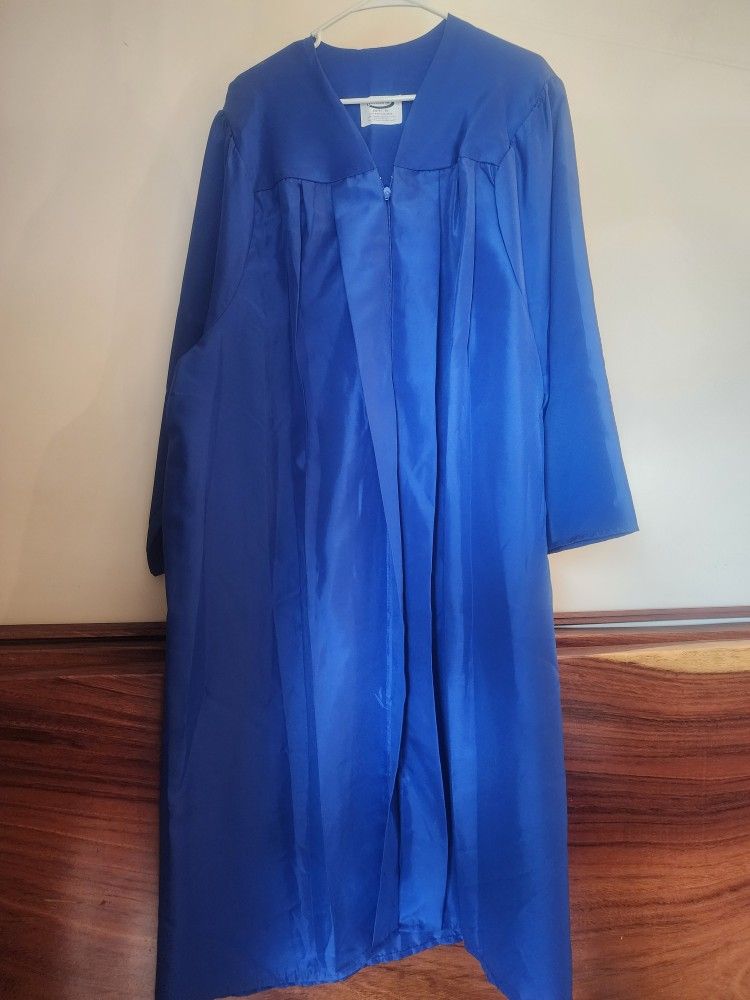 Blue Jostens Graduation Gown