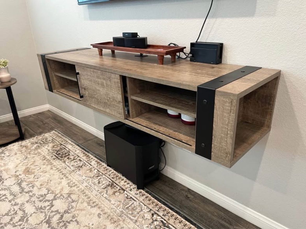 Wall Mount TV Console and side table