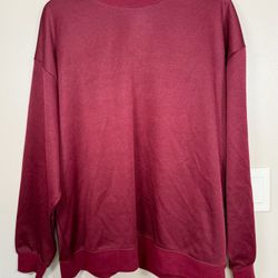 Back Number Japan Long Sleeve Boxy Crewneck XL 