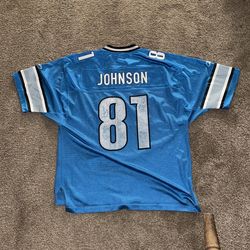 Calvin Johnson (Megatron) Reebok Lions Jersey