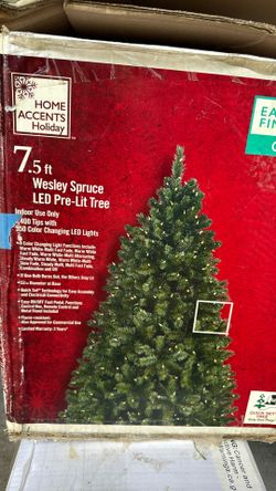 7.5 Wesley Spruce LED Clear/Multi Lights $reduced$