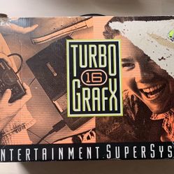 NEC TurboGrafx 16 Turbo Grafx Console In Box