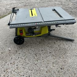 Ryobi 10in Table Saw (no Fence/ No Guia) 