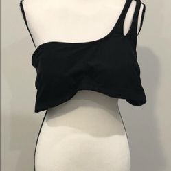 Xhilaration One Shoulder Swim Top