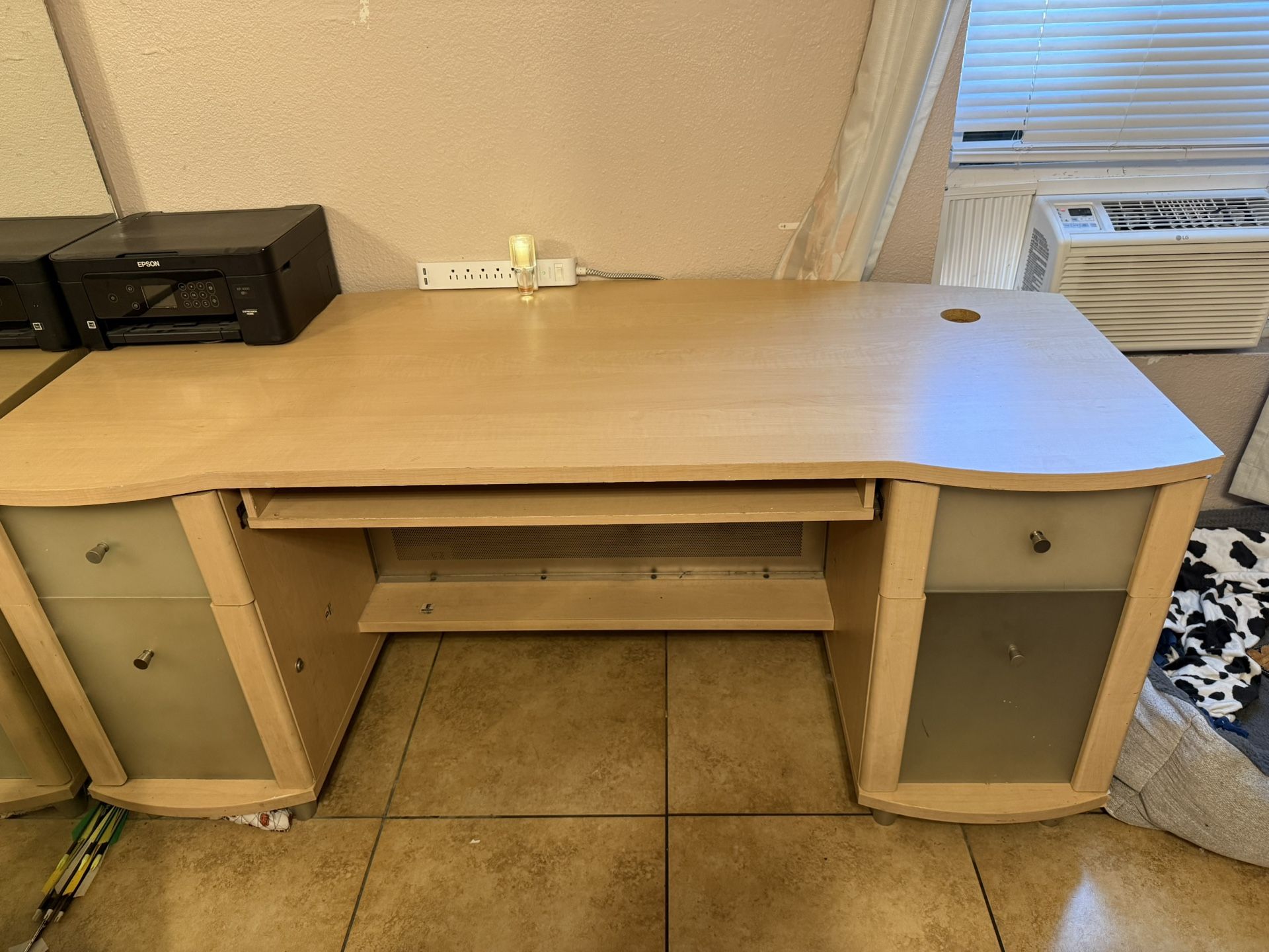 Printer And Desk 