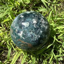 Large Moss Agate Sphere 