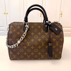 Speedy Soft 30 Dark Handbag 