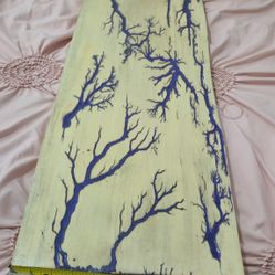 Fractal Burn Wood Art Lichtenberg Pattern